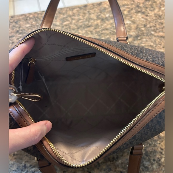 Michael Kors Brown Medium Duffle Satchel - Picture 5 of 7